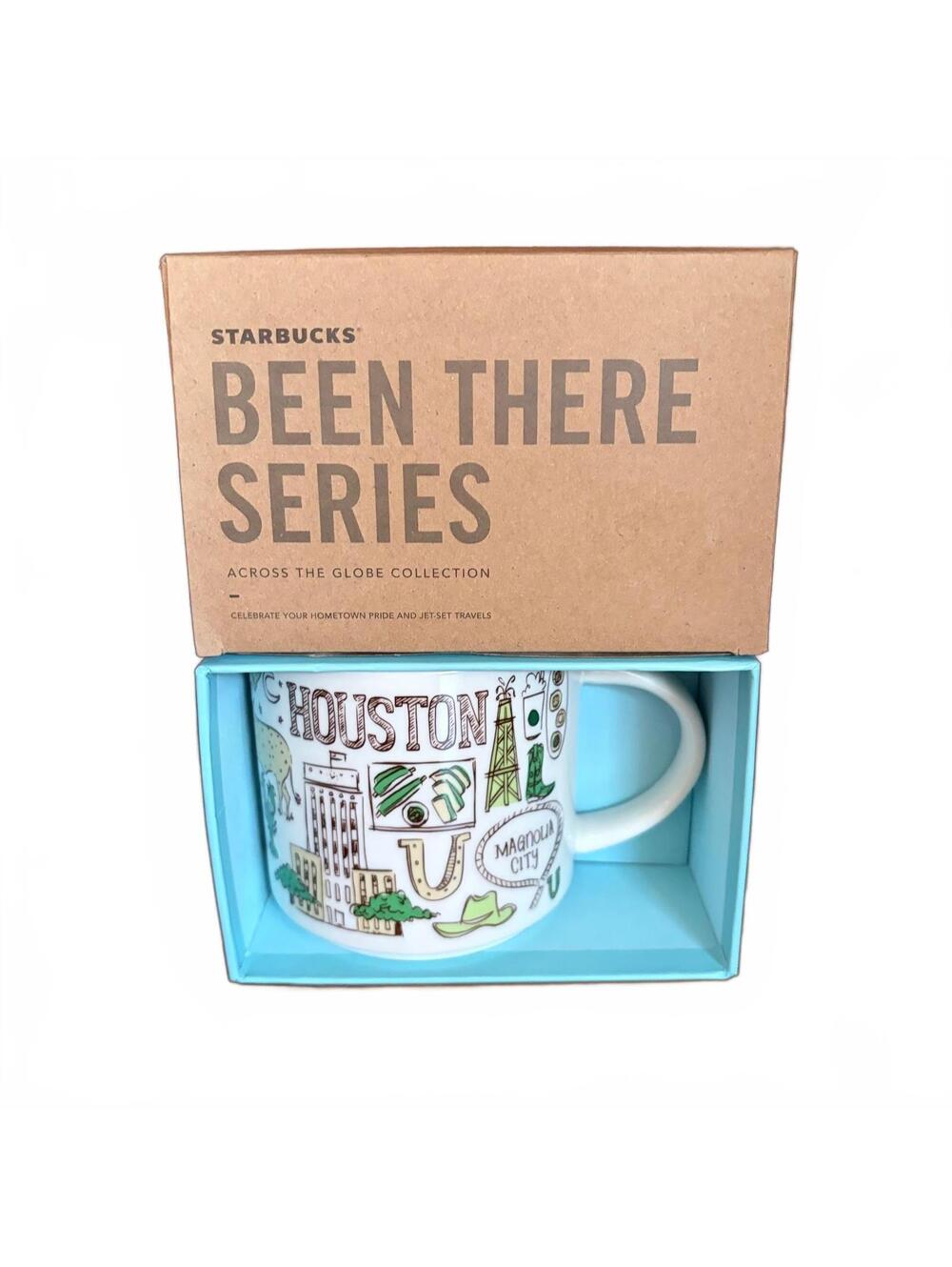 Starbucks Been There Series Houston Mug Ceramic Coffee Cup 14oz NIB